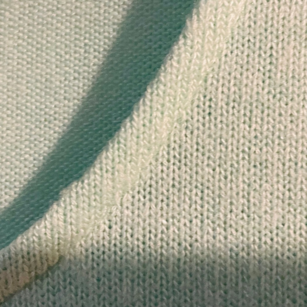 Soft  Surroundings Mint Green Olivia Lace Hem Tunic Sweater Top, Si… - Picture 6 of 16